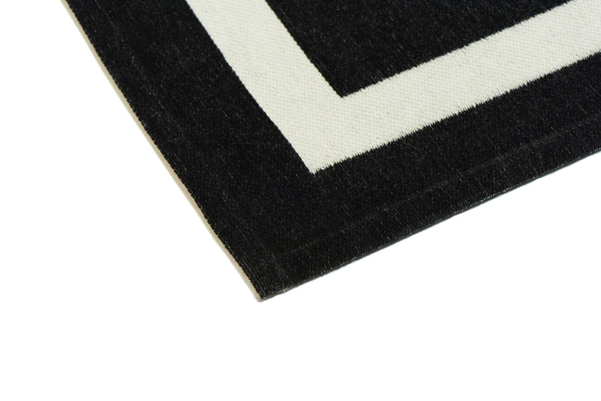 Hampton Black modern szőnyeg mintázatának részlete