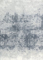 Illusion Blue Gray modern szőnyeg felülnézetből, kék-szürke mintával
