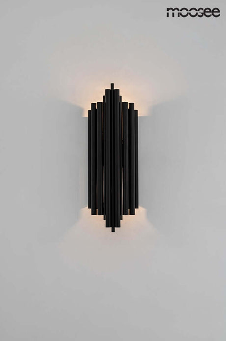 28. Harmonic Black fali lámpa fekete