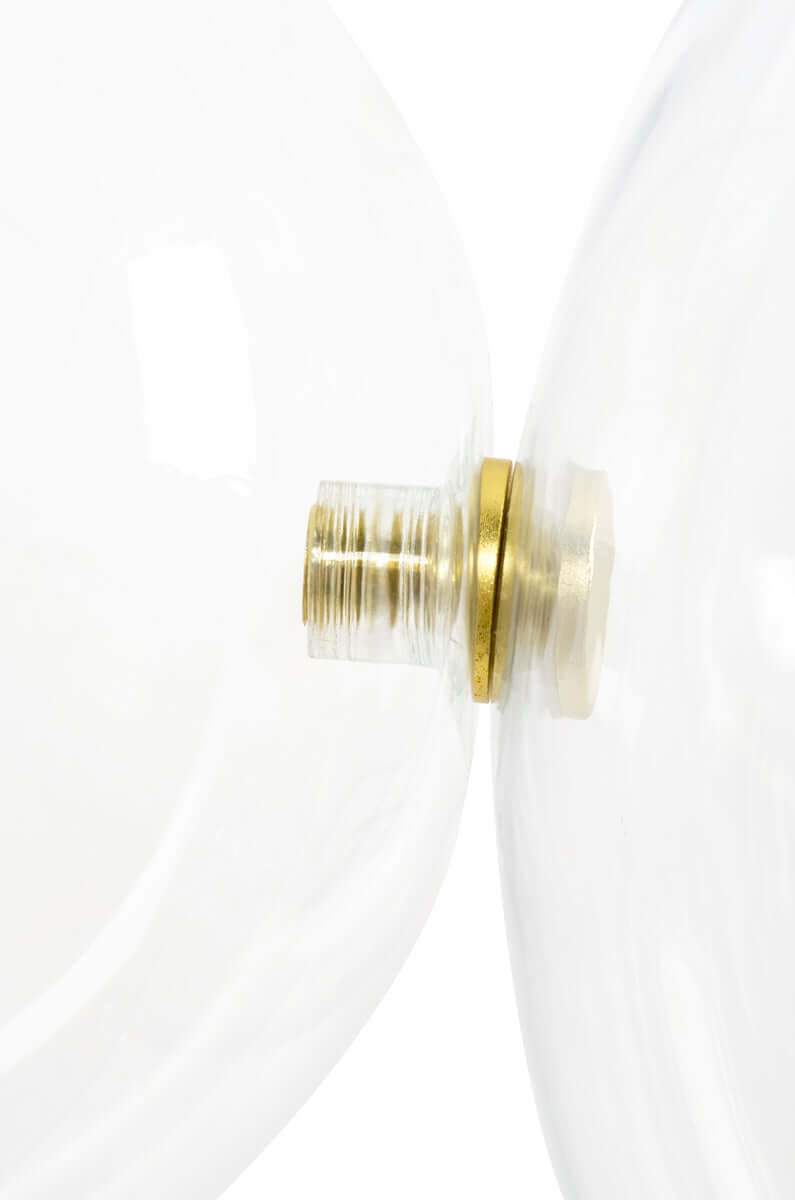 Capri Line 3 függőlámpa arany – 180 LED, alumínium, üveg