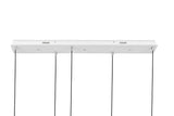 Capri Line 5 függőlámpa arany – 300 LED, alumínium, üveg