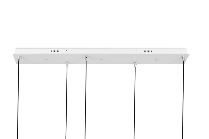Capri Line 5 függőlámpa arany – 300 LED, alumínium, üveg