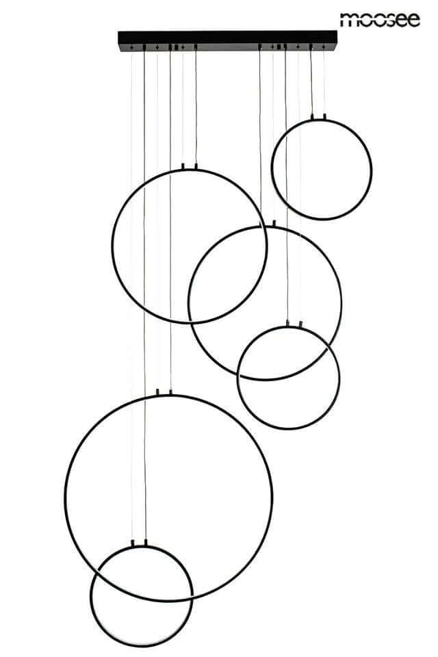 Circulo Six függőlámpa fekete