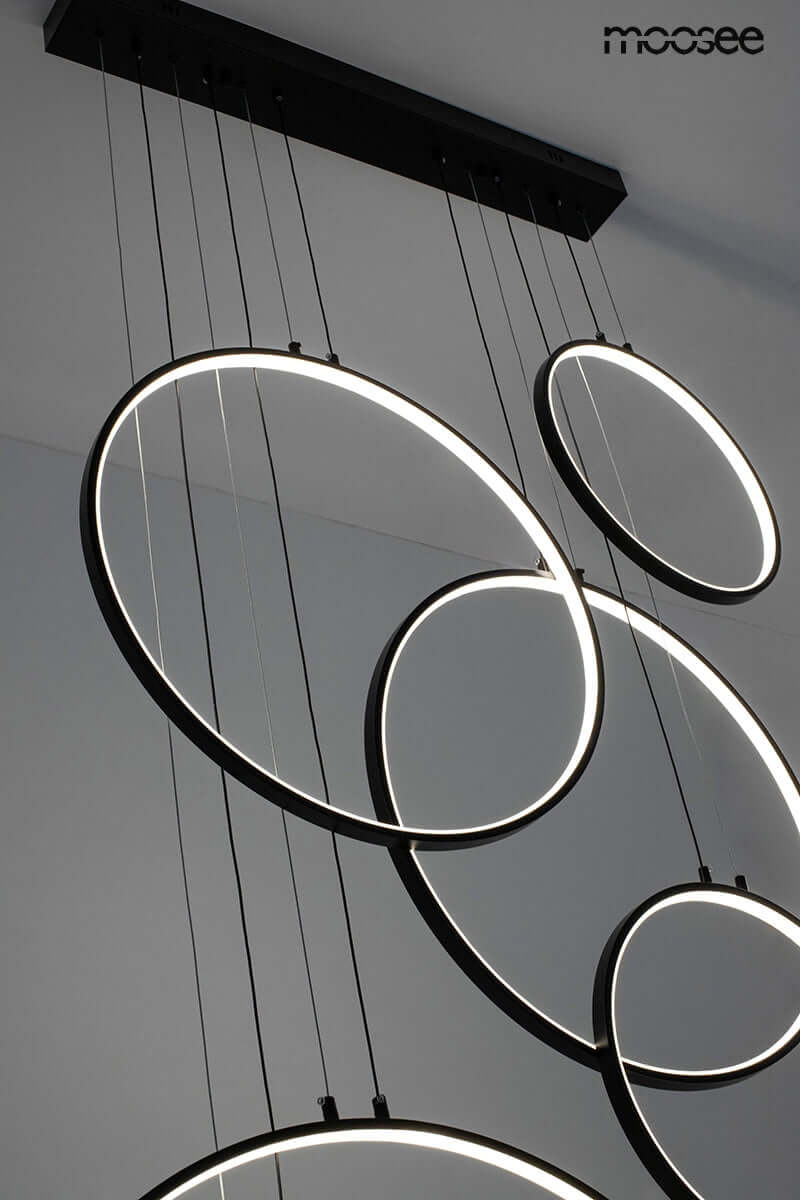 Circulo Six függőlámpa fekete