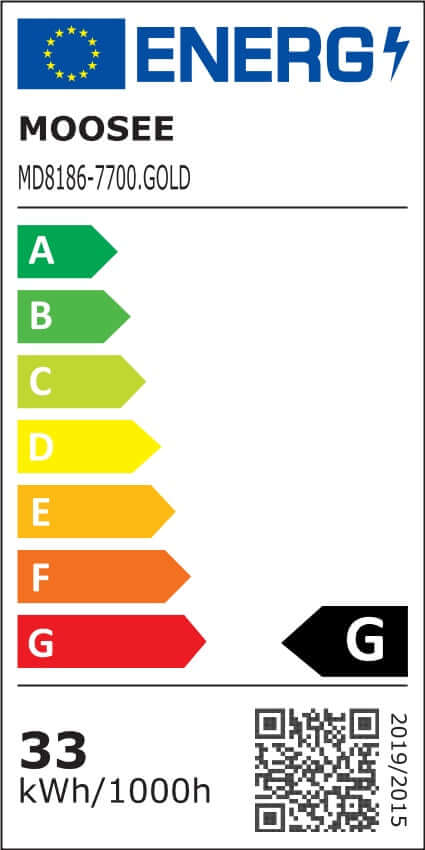 Constellation 77 Gold függőlámpa – LED, csiszolt acél