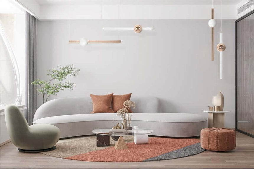52. Libra 90 In függőlámpa fehér / arany