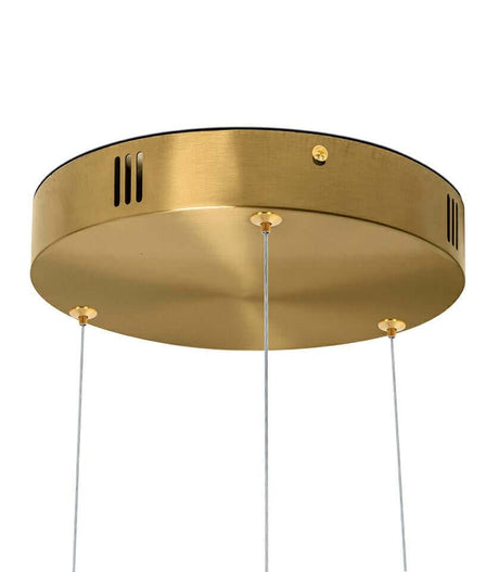 Ring 80 + 80 + 80 függőlámpa arany – egy sorvég kialakítással