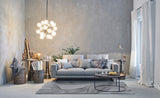Lipari Gray modern szőnyeg mintázata közelről