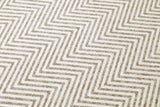 Luno Cold Beige modern szőnyeg felülete közeli nézetben