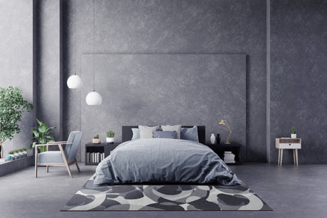 Mare Blue modern szőnyeg berendezett enteriőrben