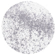 Moon Light Gray kerek modern szőnyeg felülnézetből, világosszürke színben