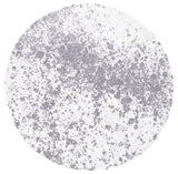 Moon Light Gray kerek modern szőnyeg felülnézetből, világosszürke színben