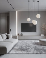 Moon Light Gray modern szőnyeg enteriőrben