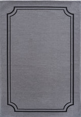 Museo Gray modern szőnyeg felülnézetből, szürke art deco mintával