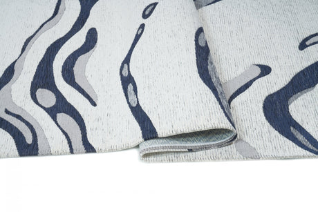 Orion Blue modern szőnyeg nappaliban