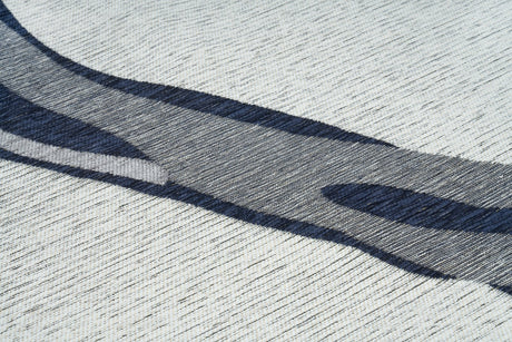 Orion Blue modern szőnyeg szálszerkezete közelről