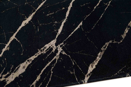 Pietra Black Honey modern szőnyeg szálszerkezete makróban