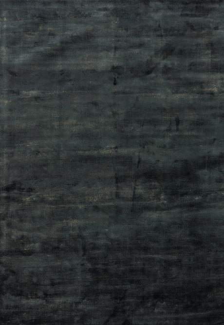 Plain Dark Blue viszkóz szőnyeg felülnézetből, sötétkék színben