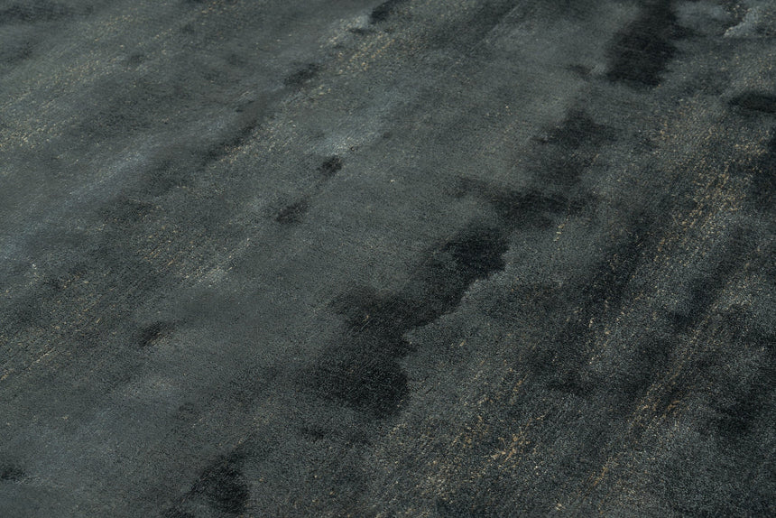 Plain Dark Blue viszkóz szőnyeg enteriőrben