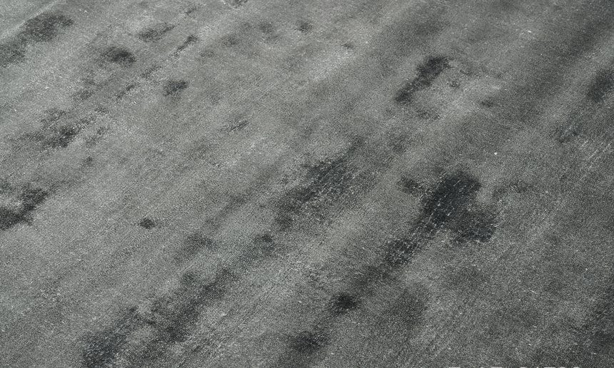 Plain Steel Gray viszkóz szőnyeg nappaliban