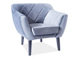 Karo 1 Velvet fotel – wenge I.