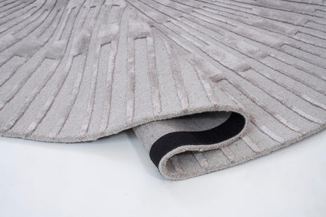 Radius Gray kerek gyapjú szőnyeg enteriőrben