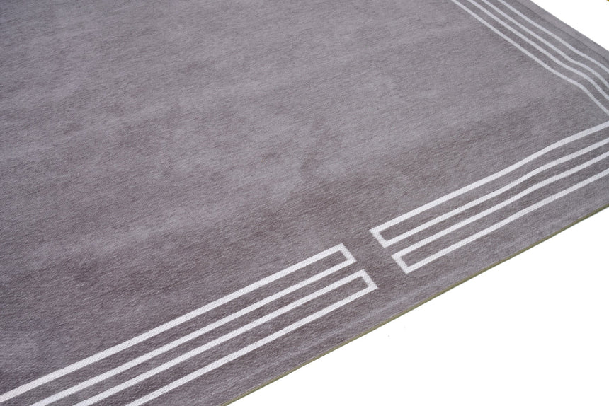 Royal Grey modern szőnyeg szálszerkezete közelről