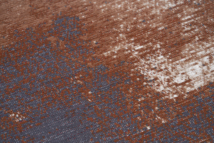 Rust Grey modern szőnyeg szálszerkezete közelről