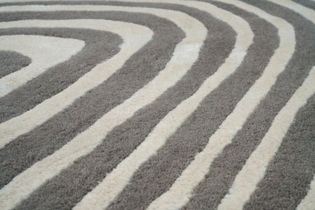 Sahara Beige gyapjú szőnyeg szálszerkezete közelről