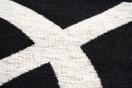 Signum Black modern szőnyeg nappaliban