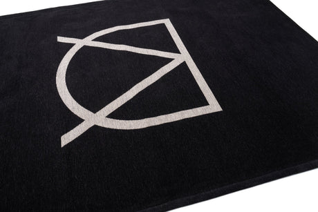 Signum Black modern szőnyeg szálszerkezete közelről