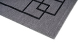 Soho Gray modern szőnyeg szálszerkezete közelről