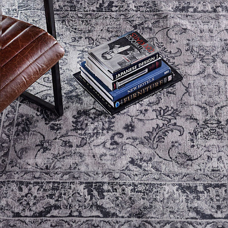 Tebriz Antique Blue modern szőnyeg enteriőrben