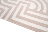 Tiffany Beige modern szőnyeg szálszerkezet közelről