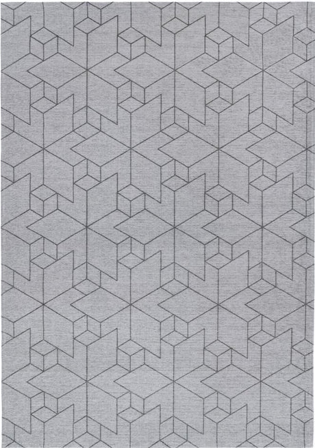 Urban Gray modern szőnyeg felülnézetből, szürke színben
