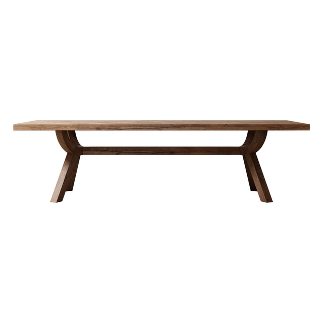 Vela tömör tölgy étkezőasztal weathered felülettel, 280 cm