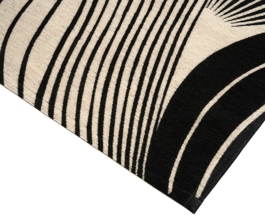 Vento Beige modern szőnyeg enteriőrben