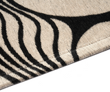 Vento Beige modern szőnyeg mintázata közelről
