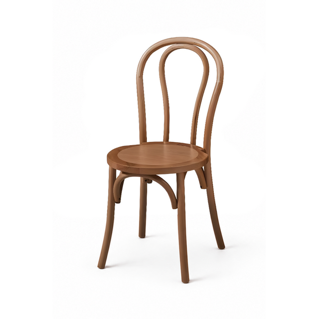 Monet Wood natúr bükk esküvői szék elölnézetből